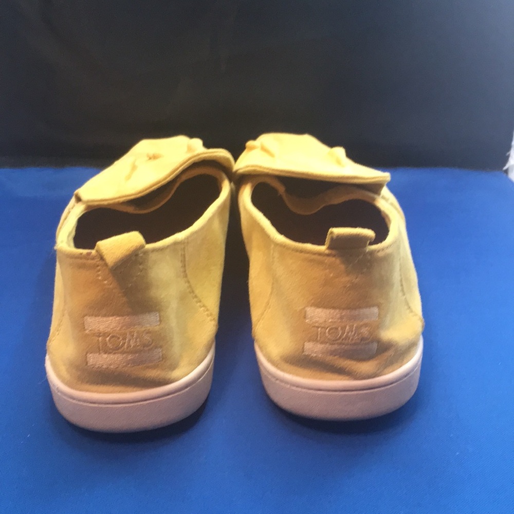Toms Alpargata suede ruffle 10w shoes - Picture 4 of 7
